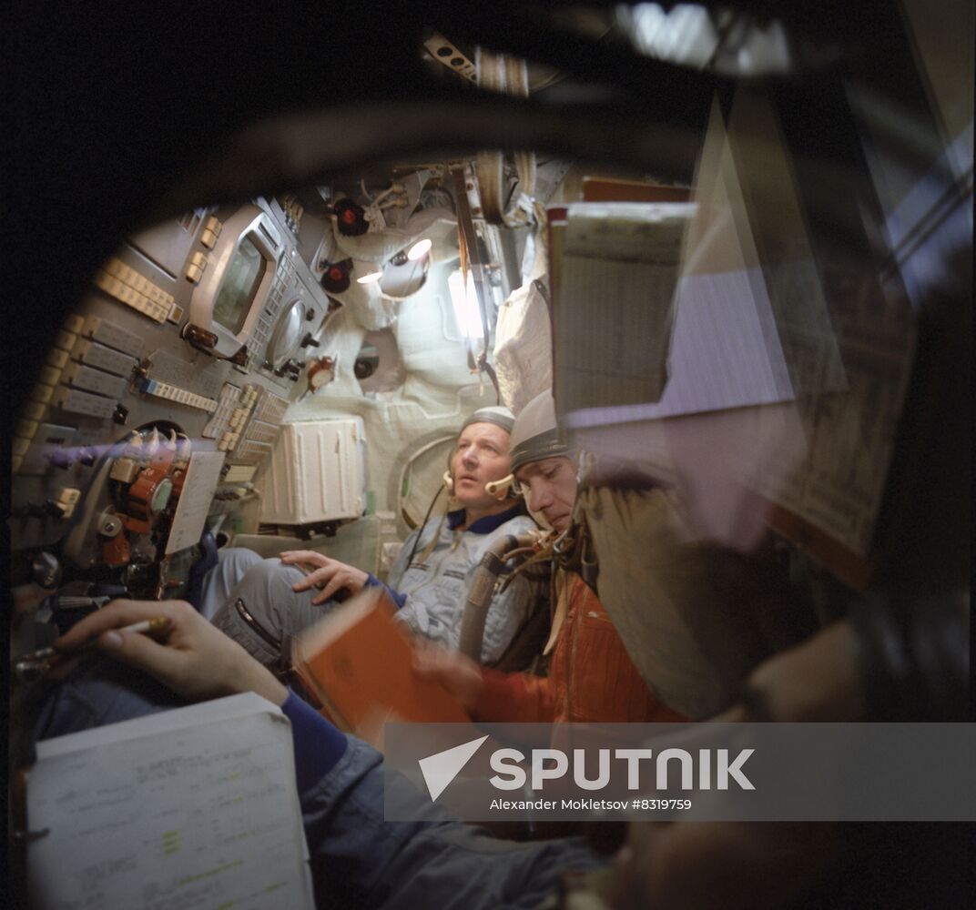 Soviet-French space crew