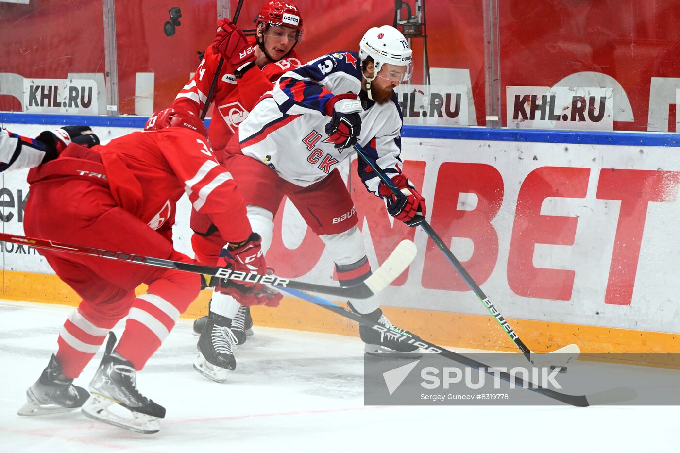 Russia Ice Hockey Kontinental League Spartak - CSKA