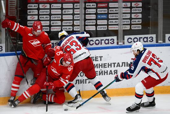 Russia Ice Hockey Kontinental League Spartak - CSKA