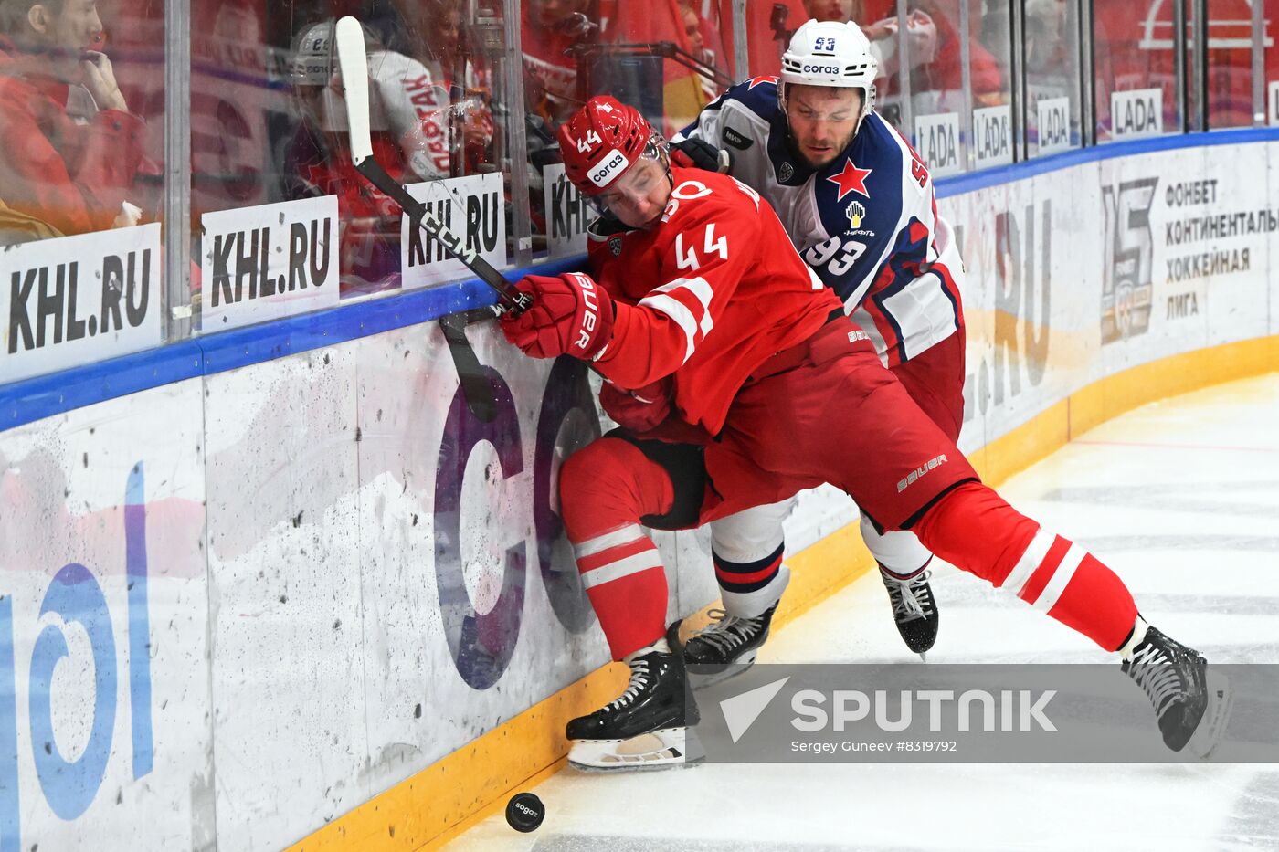 Russia Ice Hockey Kontinental League Spartak - CSKA