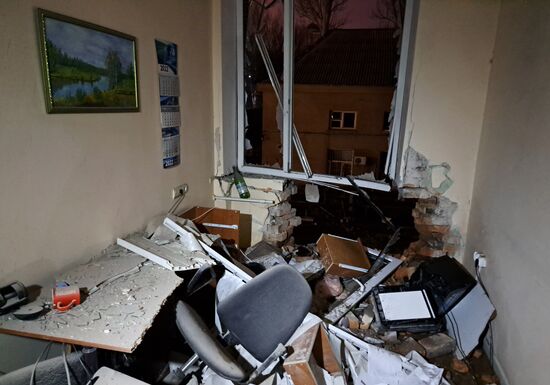 Russia Ukraine Military Operation Shelling