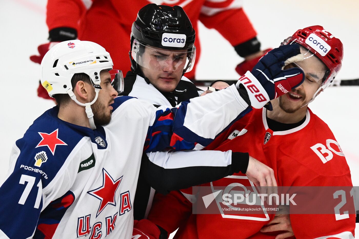 Russia Ice Hockey Kontinental League Spartak - CSKA