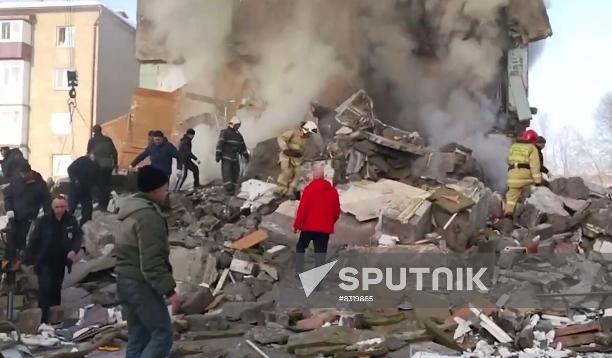 Russia Domestic Gas Explosion