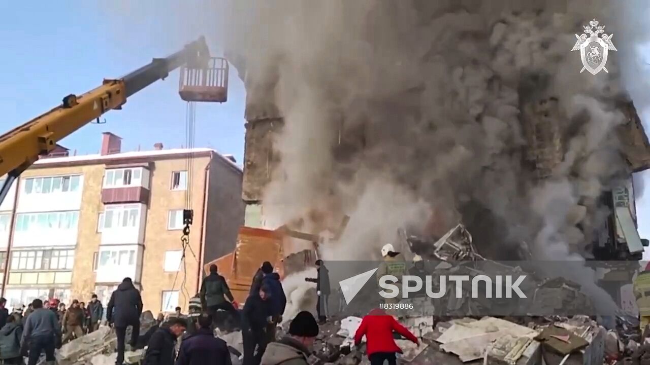 Russia Domestic Gas Explosion