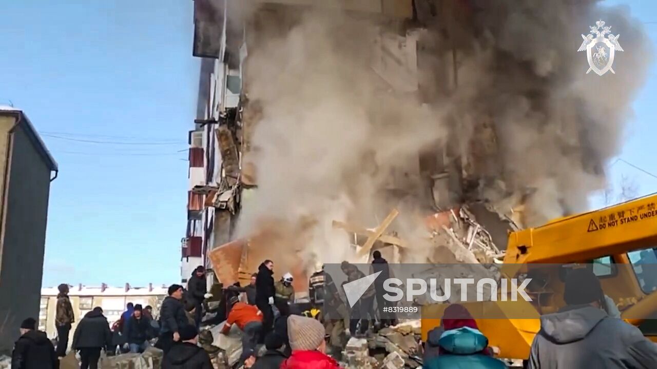 Russia Domestic Gas Explosion