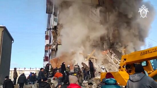 Russia Domestic Gas Explosion