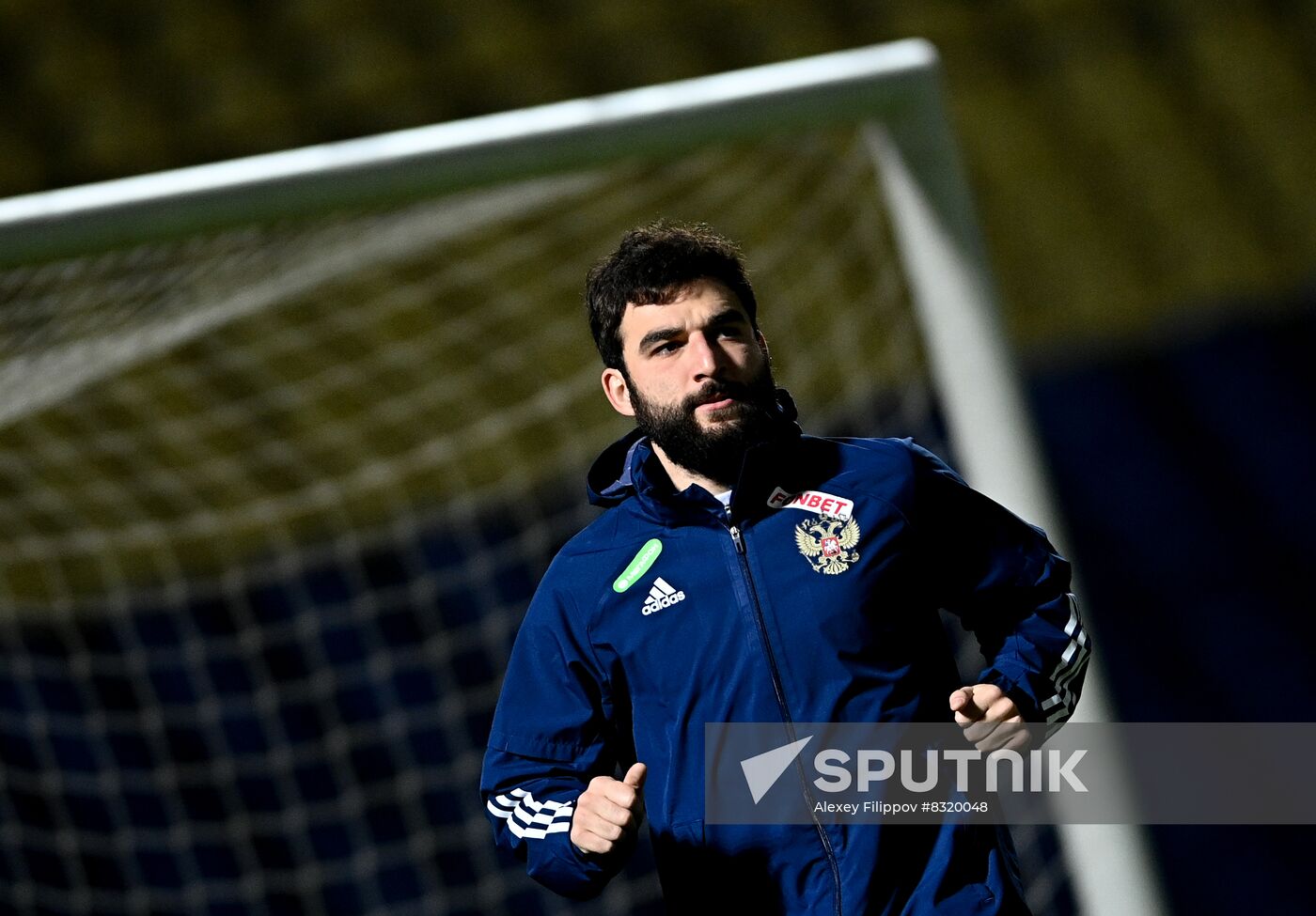 Uzbekistan Russia Soccer Team Training