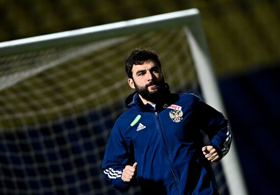 Uzbekistan Russia Soccer Team Training