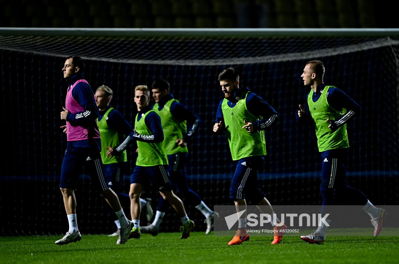 Uzbekistan Russia Soccer Team Training
