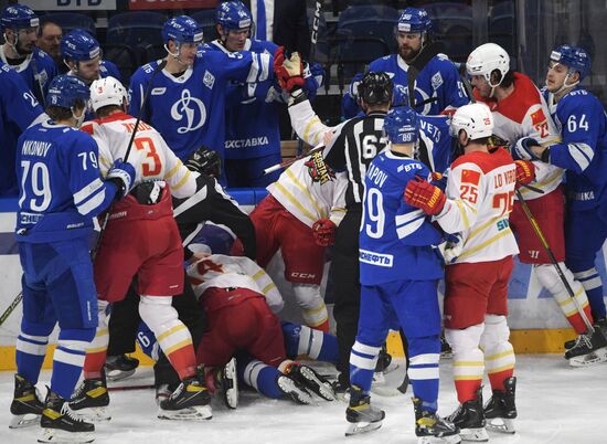Russia Ice Hockey Kontinental League Dynamo - Kunlun