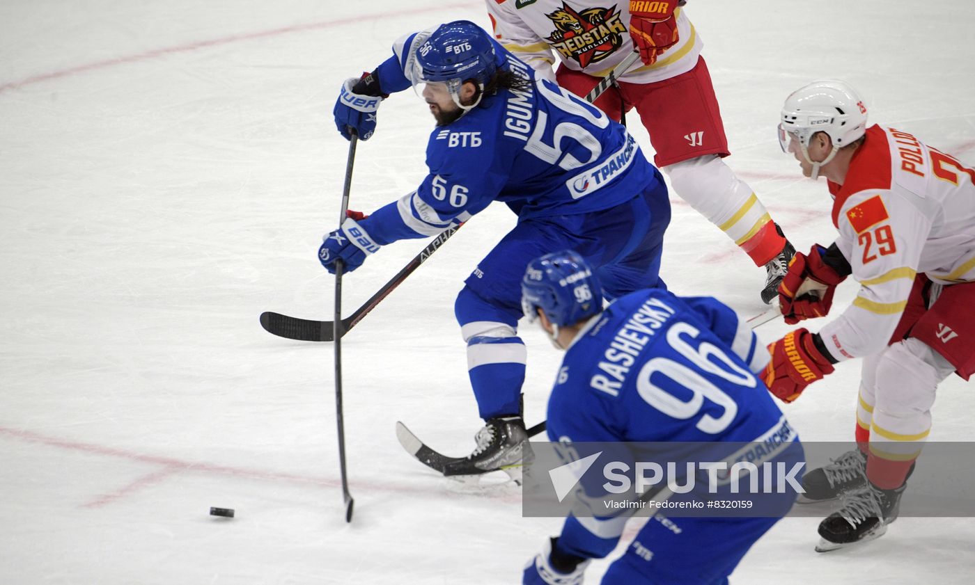 Russia Ice Hockey Kontinental League Dynamo - Kunlun