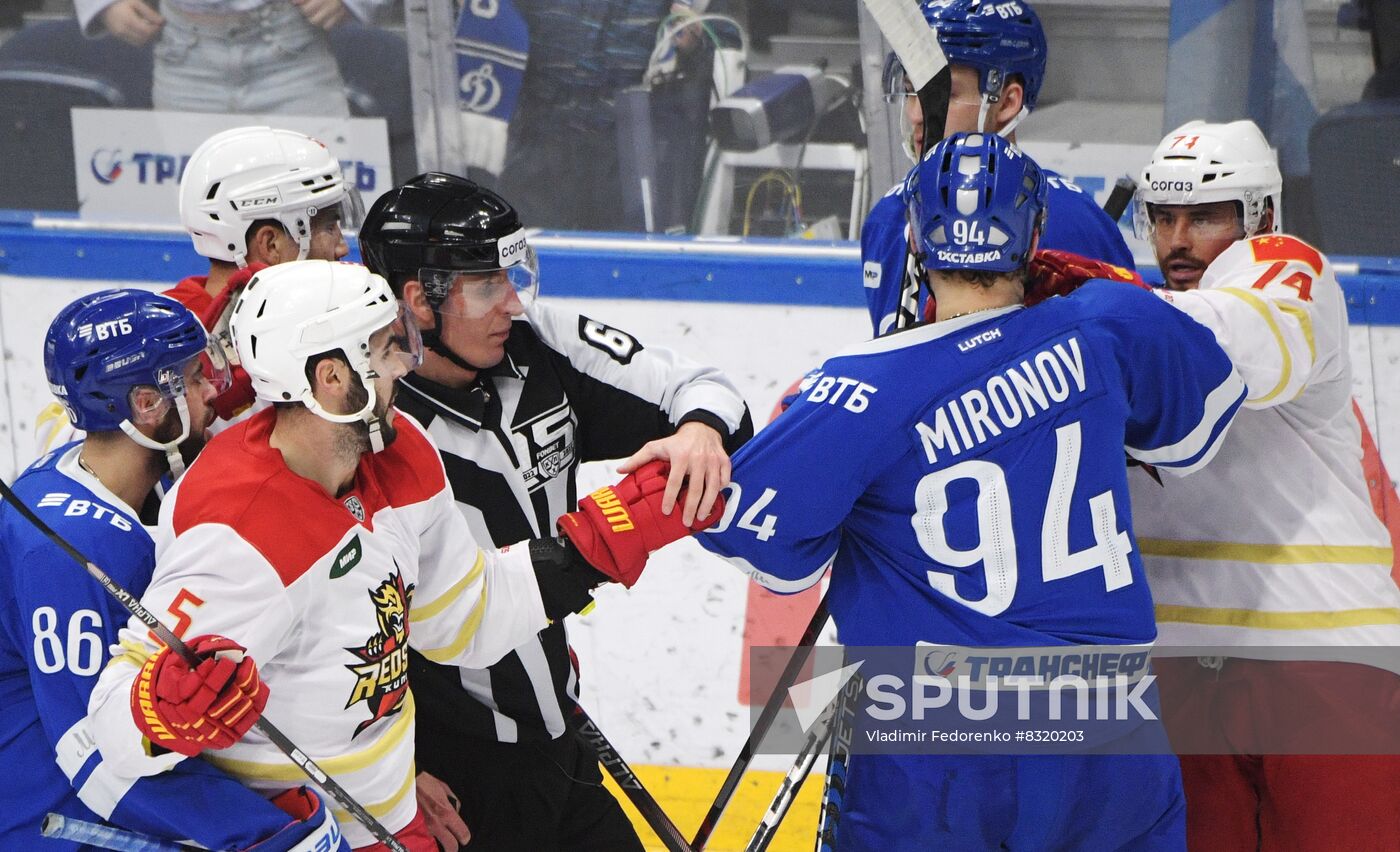 Russia Ice Hockey Kontinental League Dynamo - Kunlun