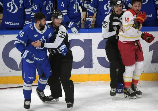 Russia Ice Hockey Kontinental League Dynamo - Kunlun