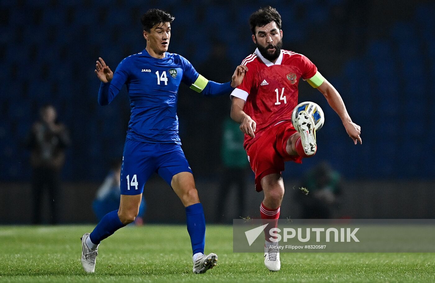 Uzbekistan Soccer Friendly Uzbekistan - Russia