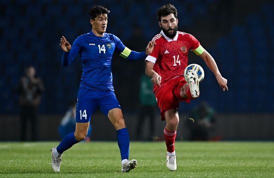 Uzbekistan Soccer Friendly Uzbekistan - Russia