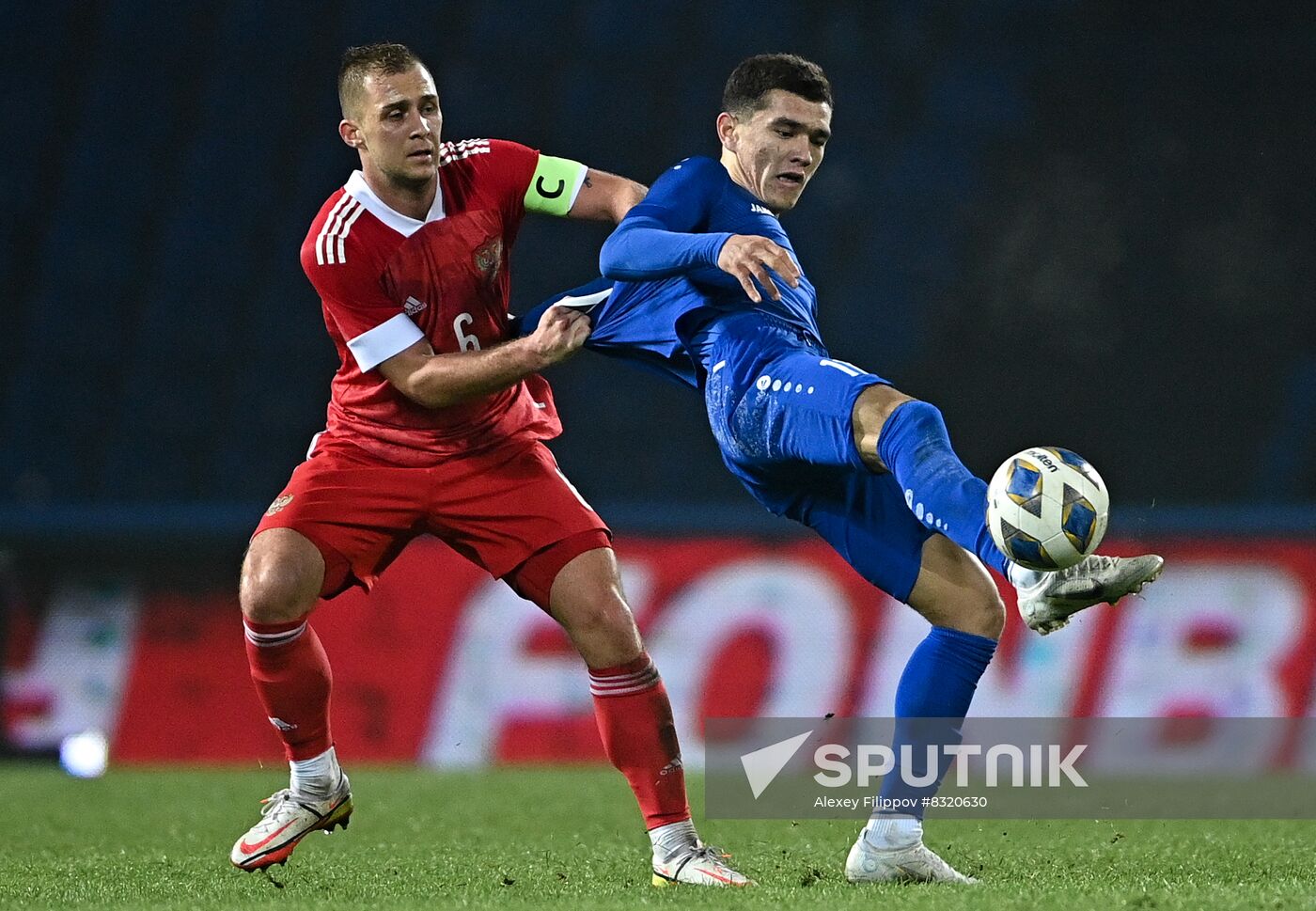 Uzbekistan Soccer Friendly Uzbekistan - Russia