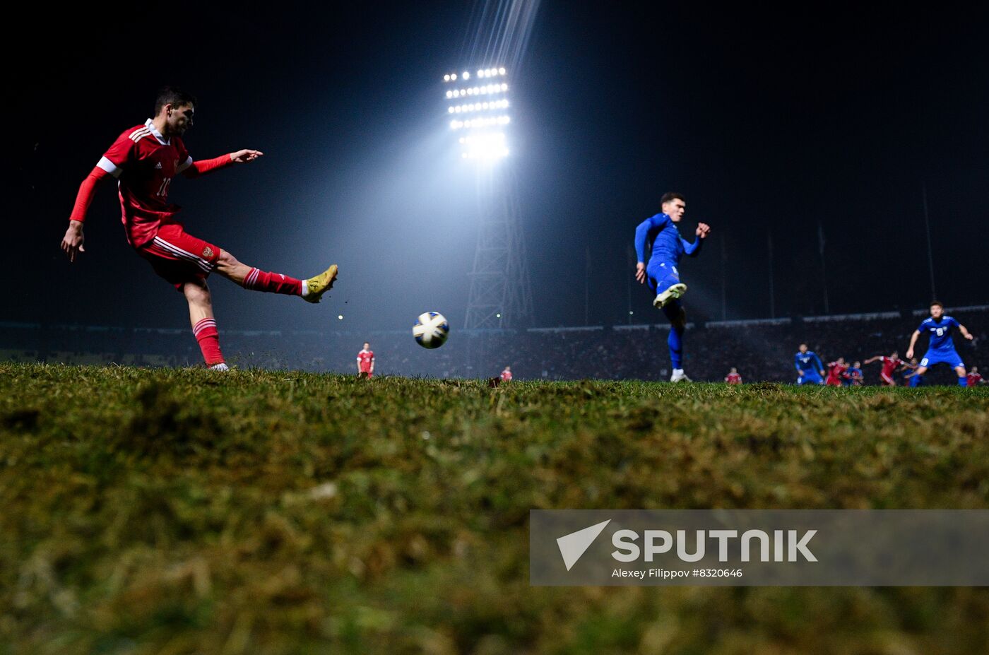 Uzbekistan Soccer Friendly Uzbekistan - Russia