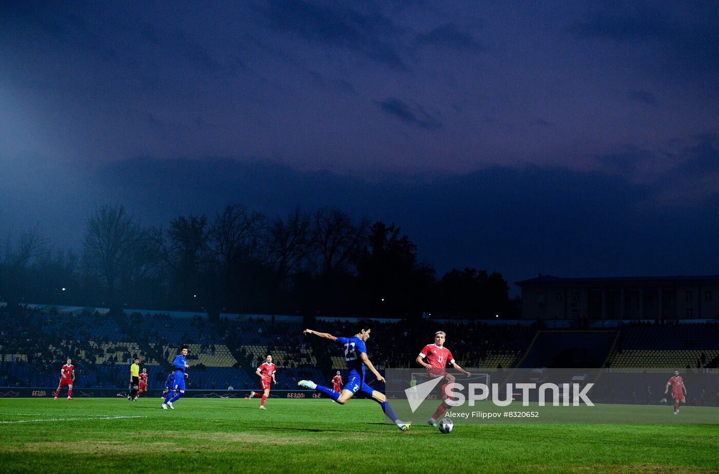 Uzbekistan Soccer Friendly Uzbekistan - Russia