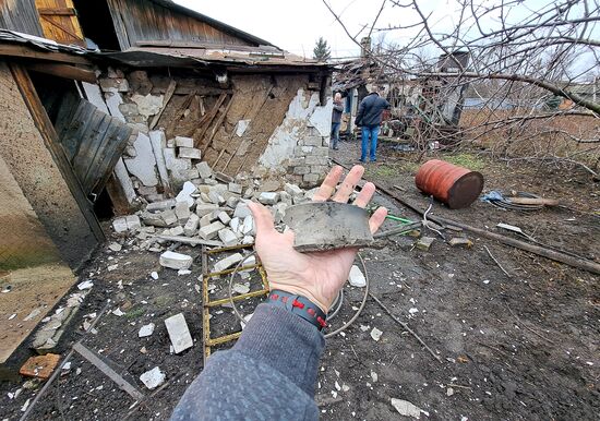 Russia Ukraine Military Operation Shelling
