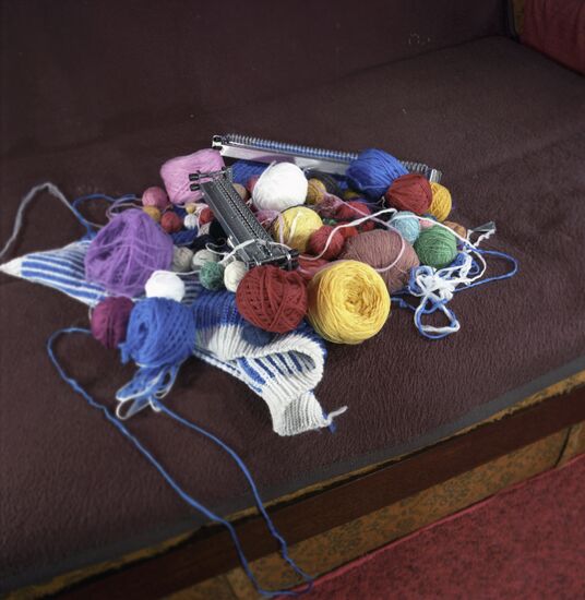 Yury Senteryukhin's knitting machine
