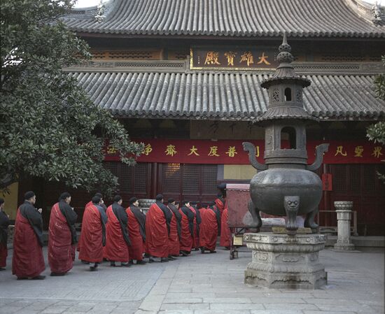 Buddhist monastery in Shanghai