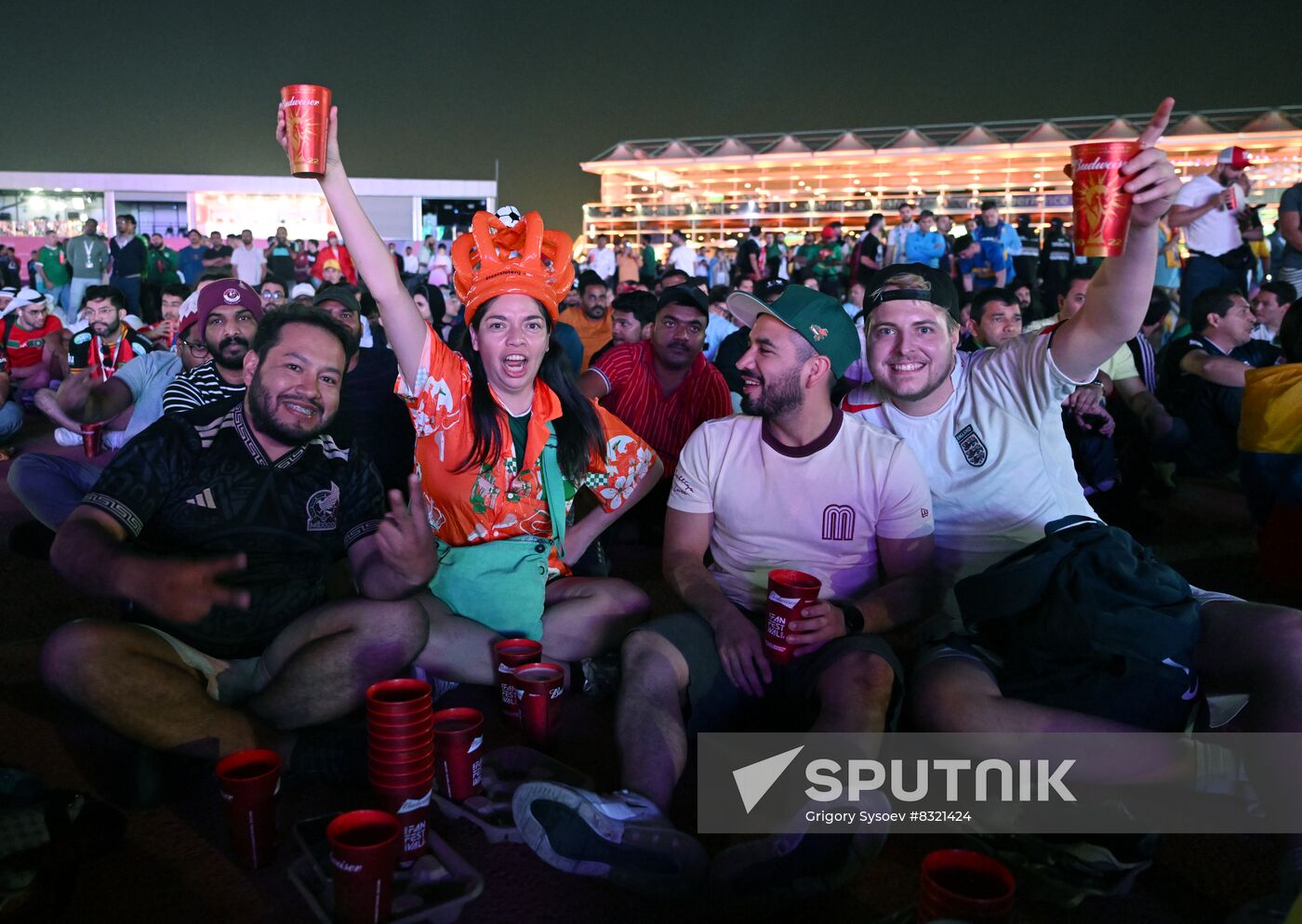Qatar Soccer World Cup Fans