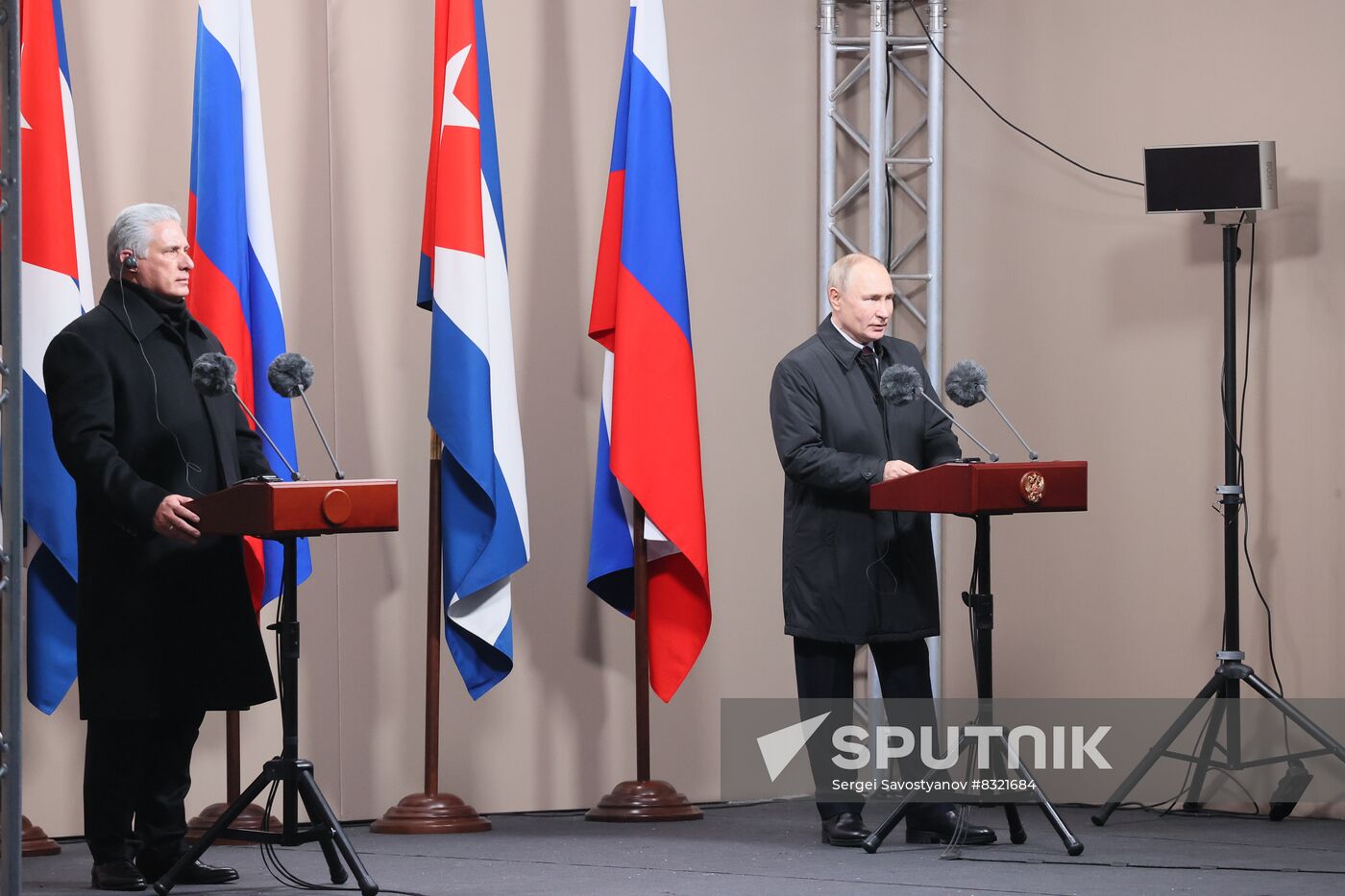 Russia Cuba Monument Unveiling