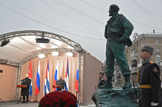 Russia Cuba Monument Unveiling
