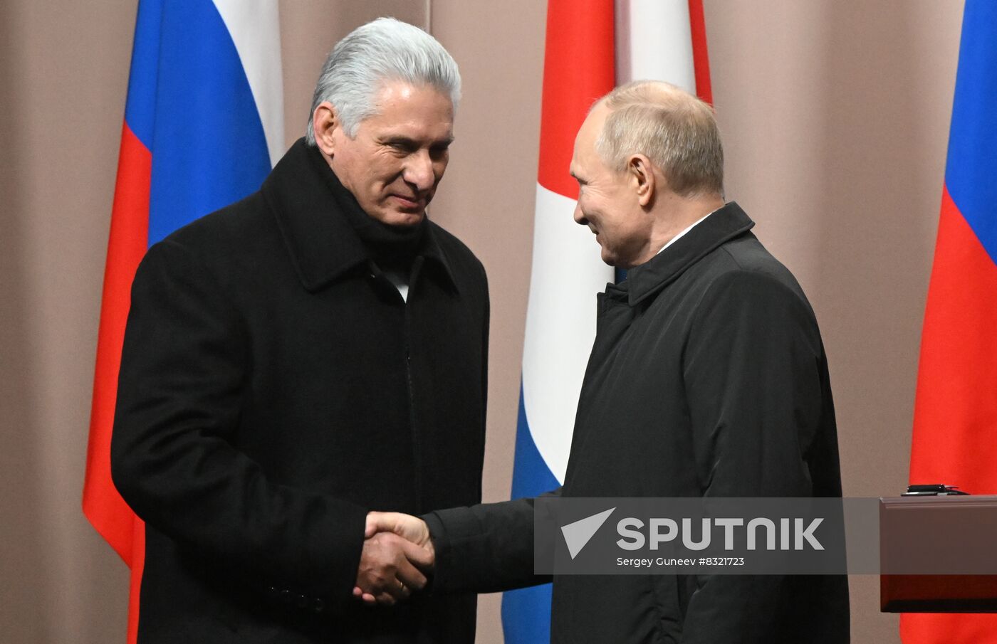 Russia Cuba Monument Unveiling