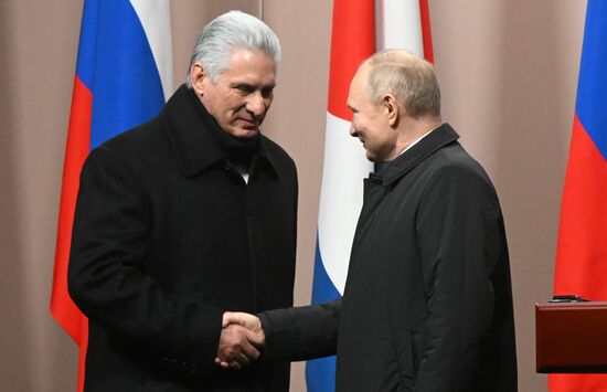 Russia Cuba Monument Unveiling