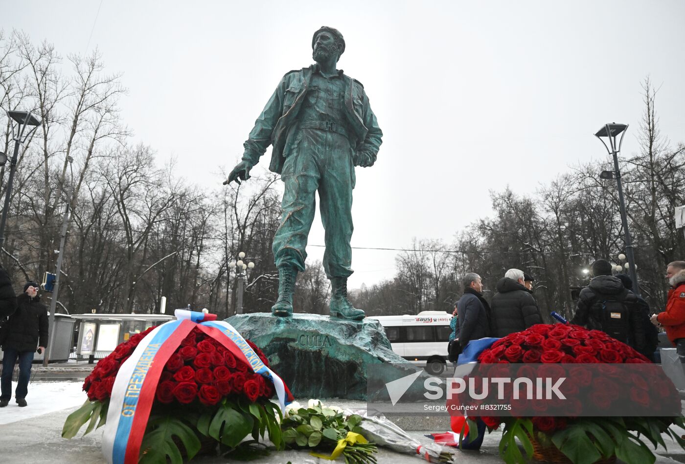 Russia Cuba Monument Unveiling