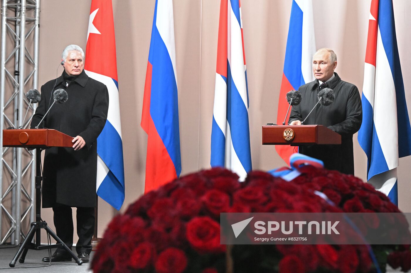 Russia Cuba Monument Unveiling