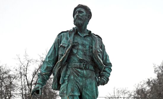 Russia Cuba Monument Unveiling