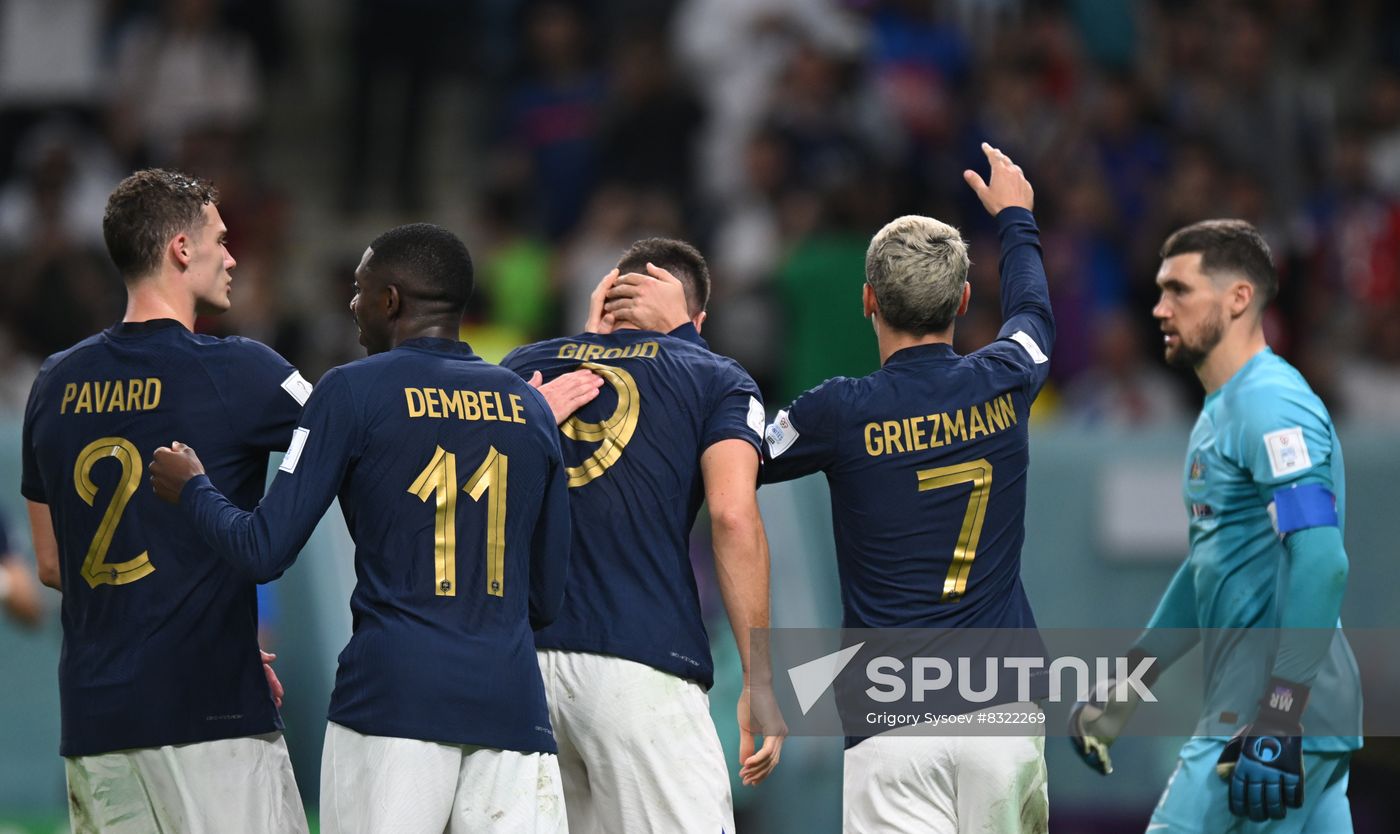 Qatar Soccer World Cup France - Australia