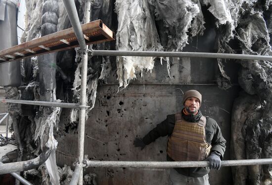 Russia Ukraine Military Operation Shelling