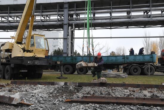 Russia Ukraine Military Operation Shelling