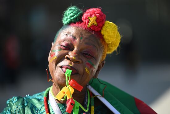 Qatar Soccer World Cup Switzerland - Cameroon