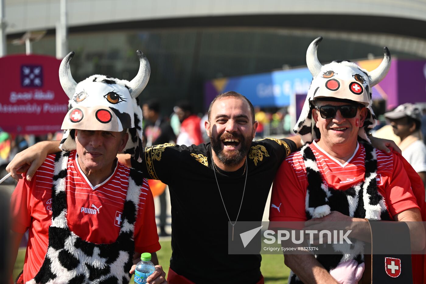 Qatar Soccer World Cup Switzerland - Cameroon