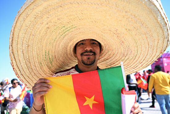 Qatar Soccer World Cup Switzerland - Cameroon