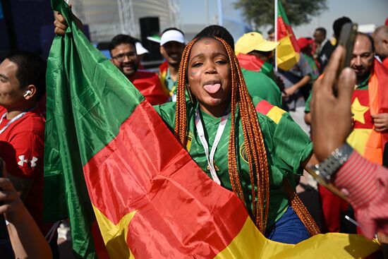 Qatar Soccer World Cup Switzerland - Cameroon