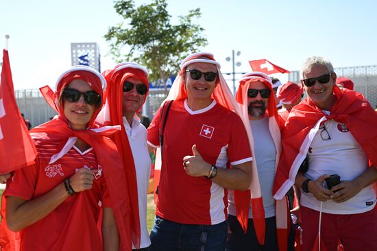 Qatar Soccer World Cup Switzerland - Cameroon