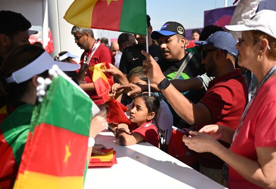 Qatar Soccer World Cup Switzerland - Cameroon