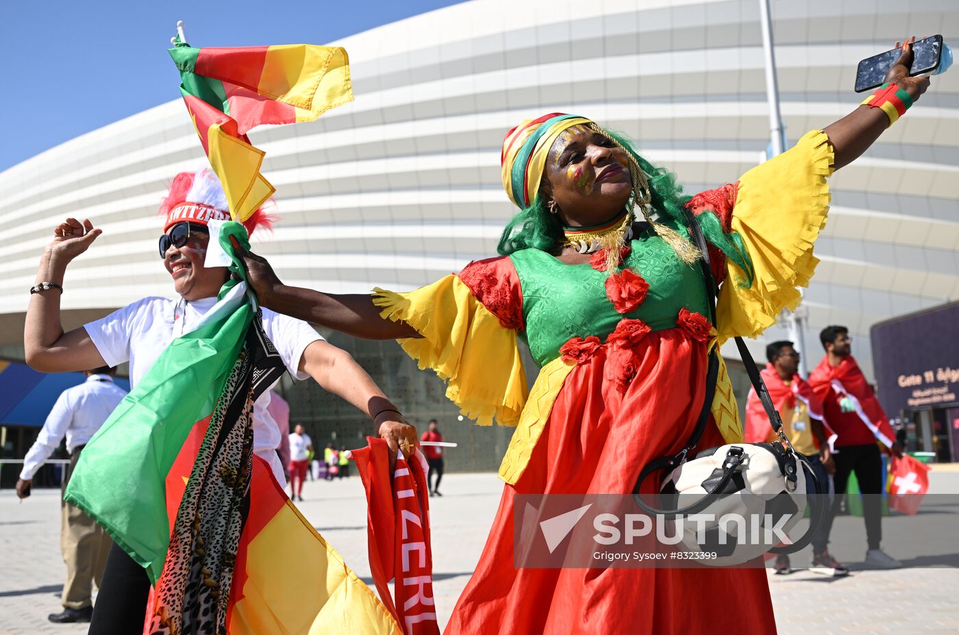 Qatar Soccer World Cup Switzerland - Cameroon
