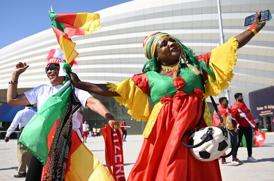 Qatar Soccer World Cup Switzerland - Cameroon