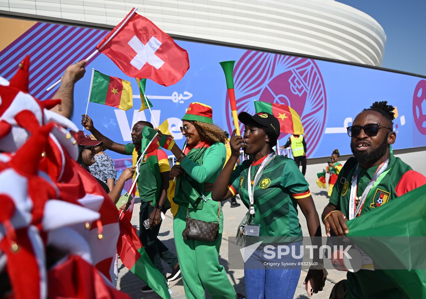 Qatar Soccer World Cup Switzerland - Cameroon