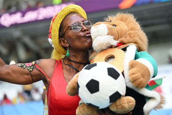 Qatar Soccer World Cup Switzerland - Cameroon