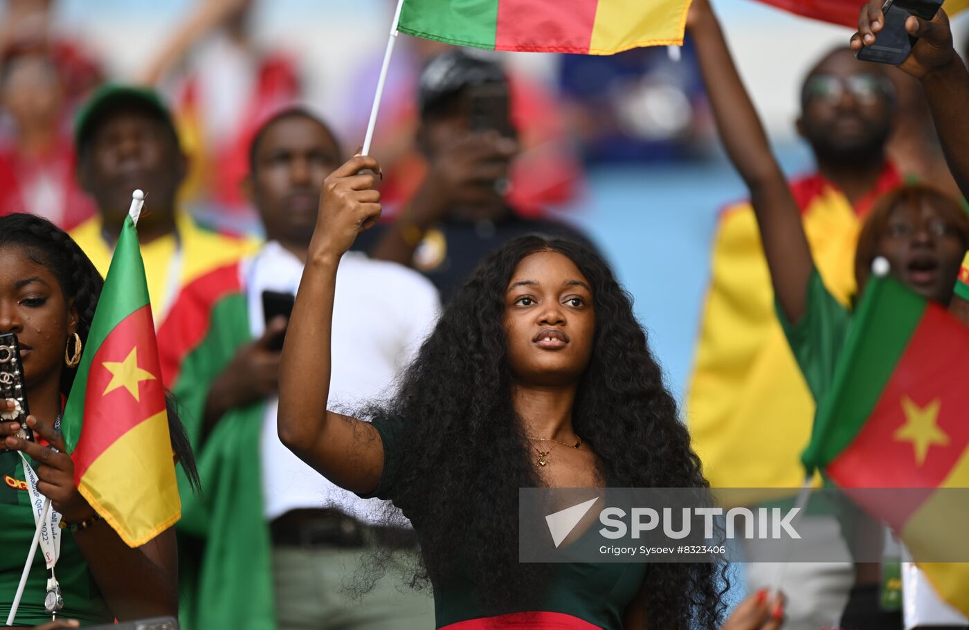 Qatar Soccer World Cup Switzerland - Cameroon