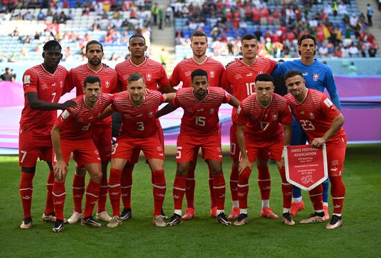 Qatar Soccer World Cup Switzerland - Cameroon