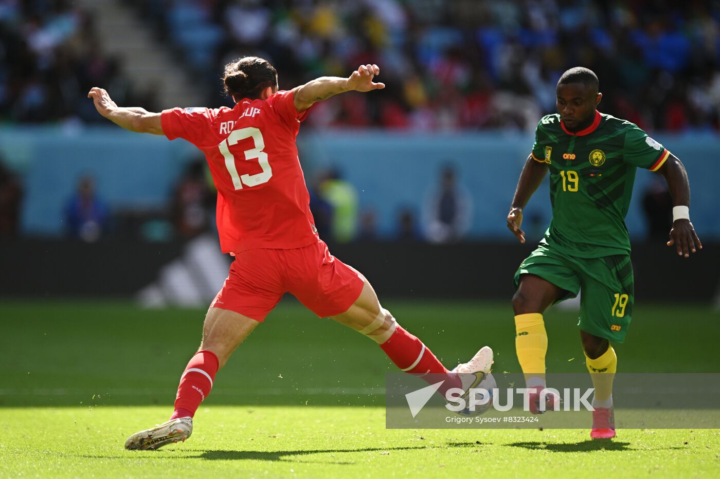 Qatar Soccer World Cup Switzerland - Cameroon