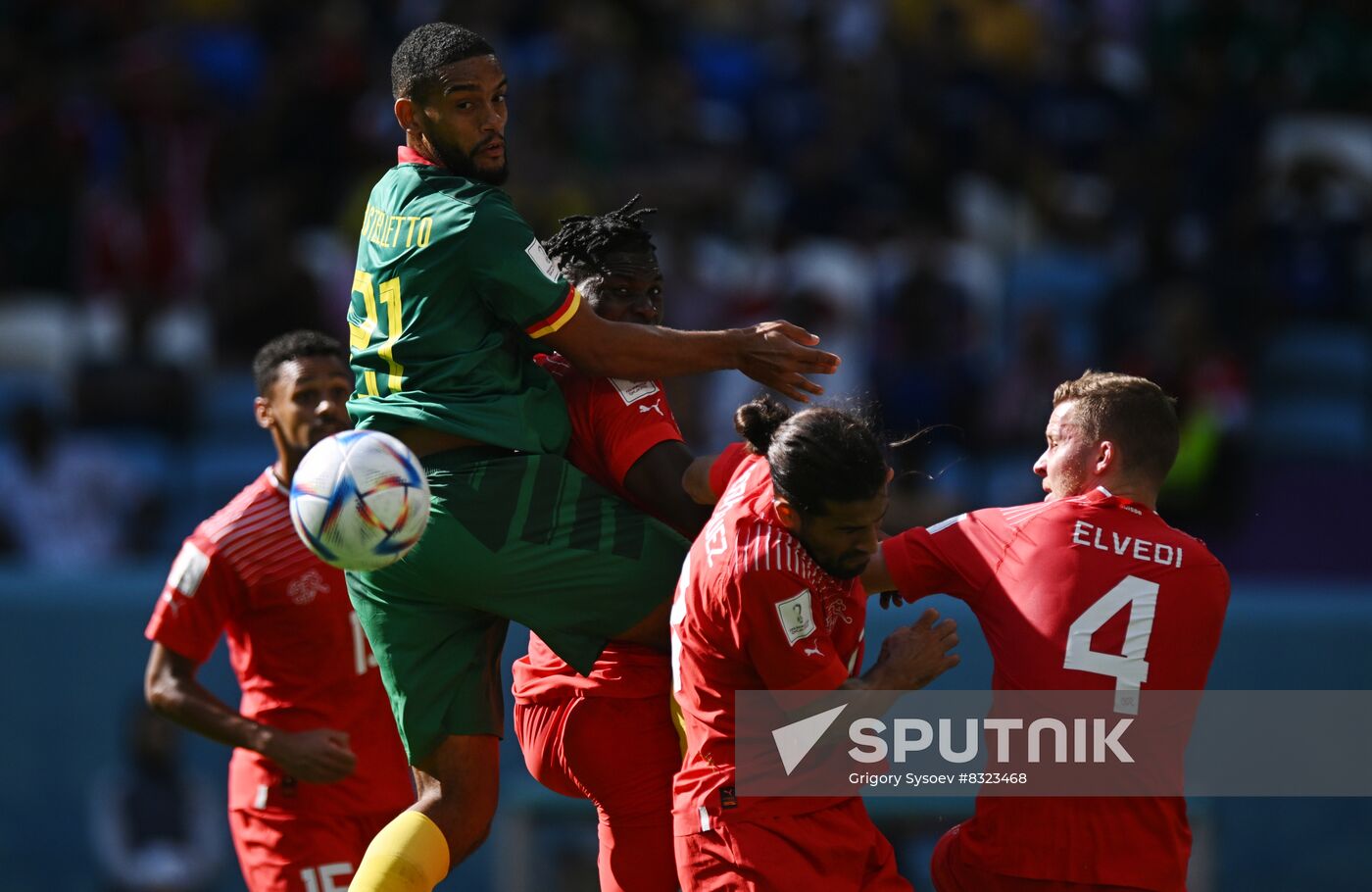 Qatar Soccer World Cup Switzerland - Cameroon